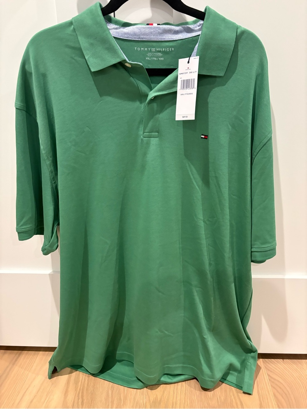 NEW Tommy Hilfiger Men’s Green Polo Shirt 2XL